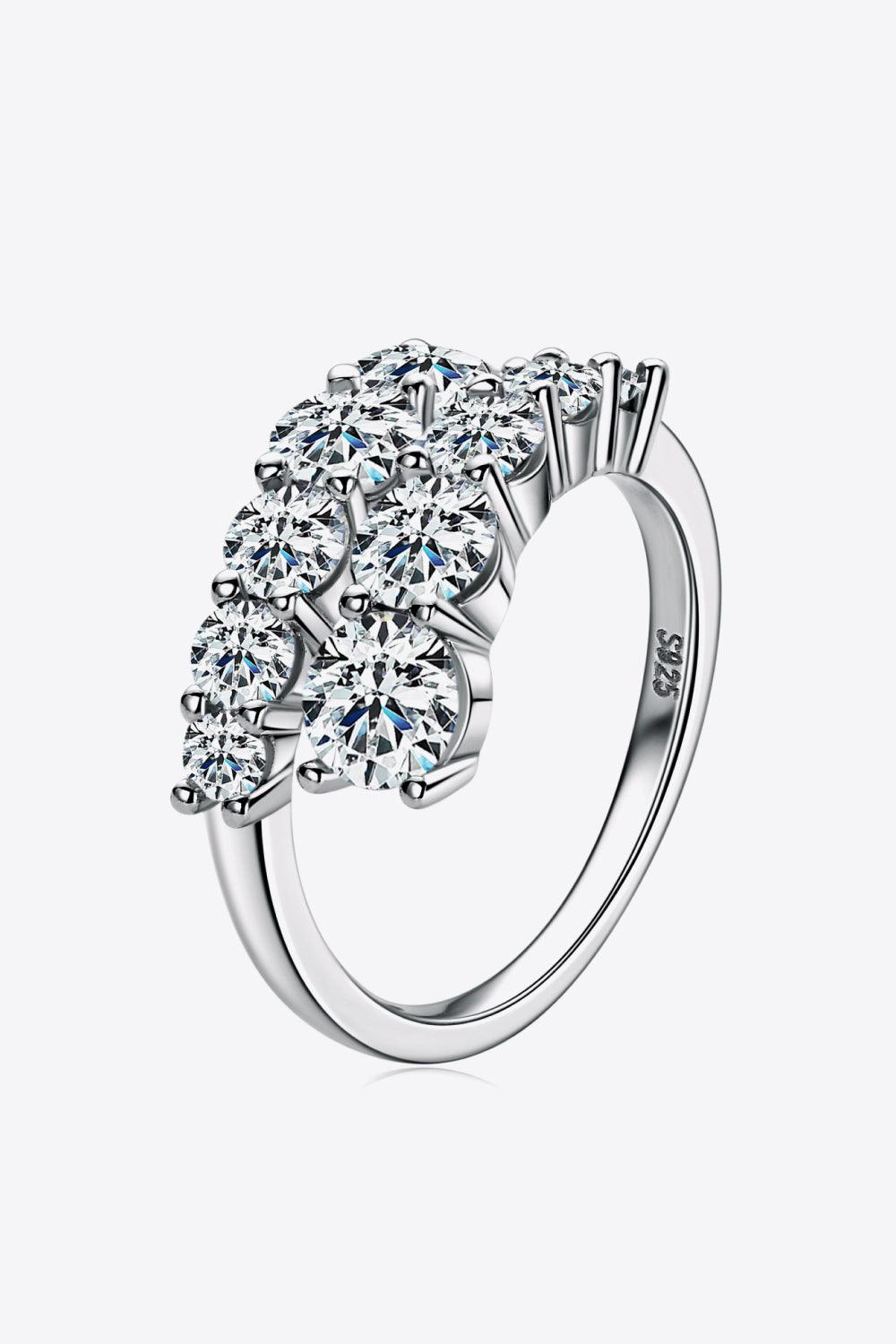 Adored Moissanite 925 Sterling Silver Ring - Ring