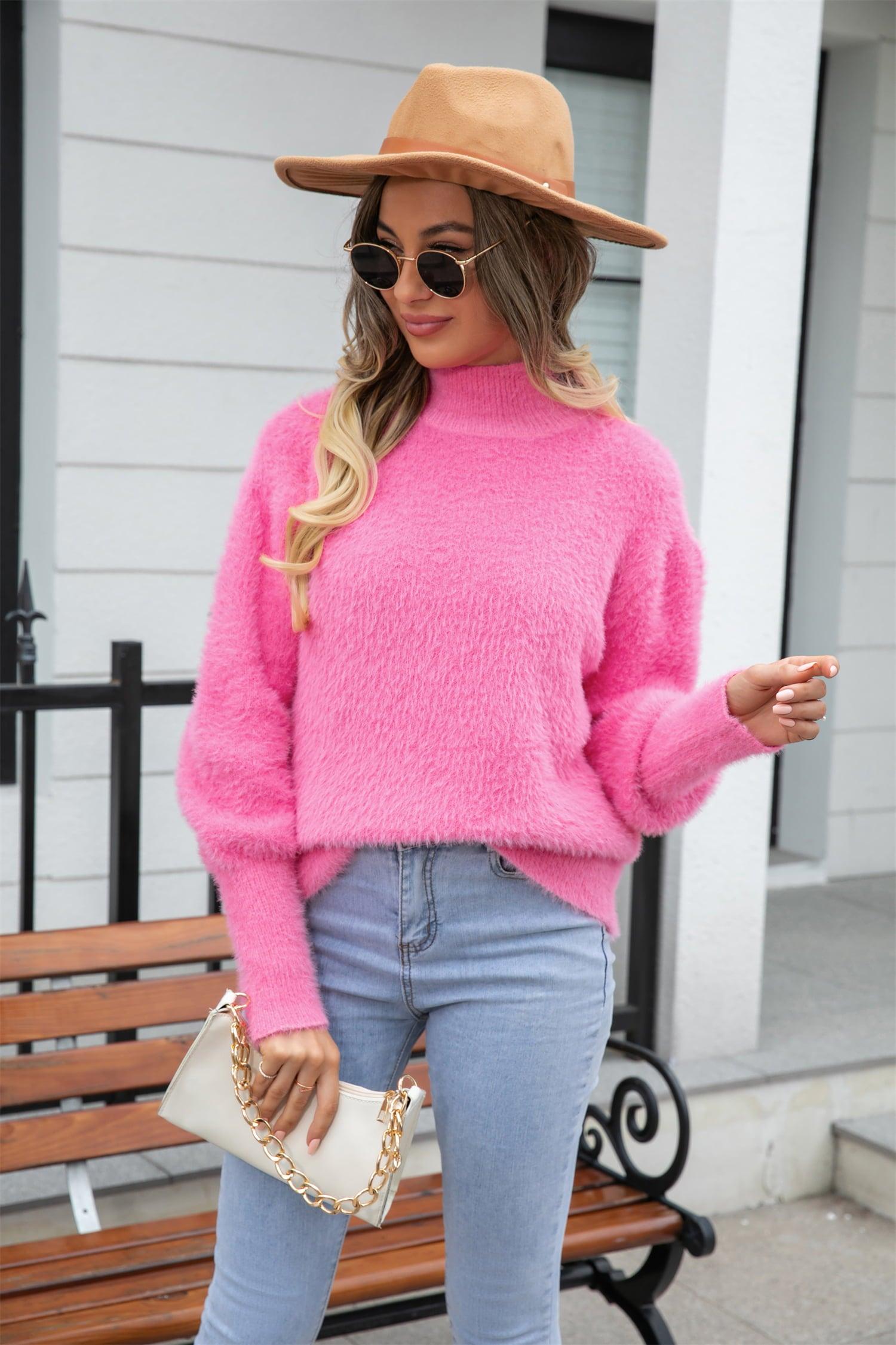Cozy Turtle Neck Long Sleeve Pullover Sweater - Sweater