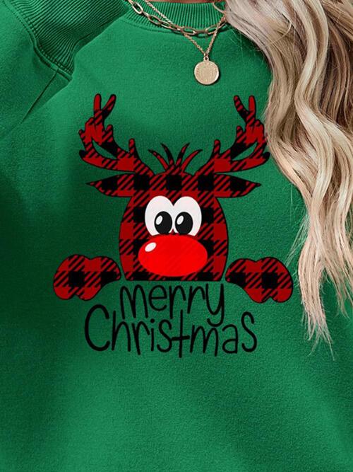 MERRY CHRISTMAS Graphic Sweatshirt - Sweatshirt