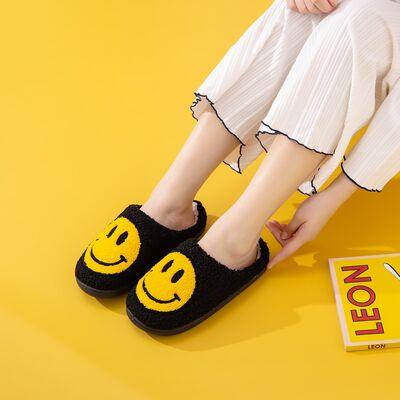 Melody Smiley Face Slippers - Slippers