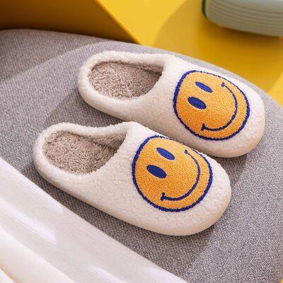 Melody Smiley Face Slippers - Slippers