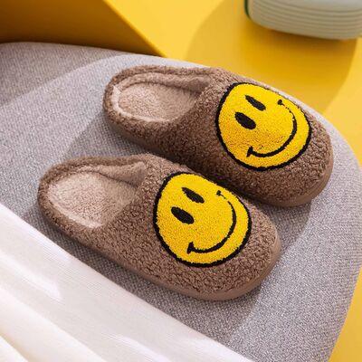 Melody Smiley Face Slippers - Slippers