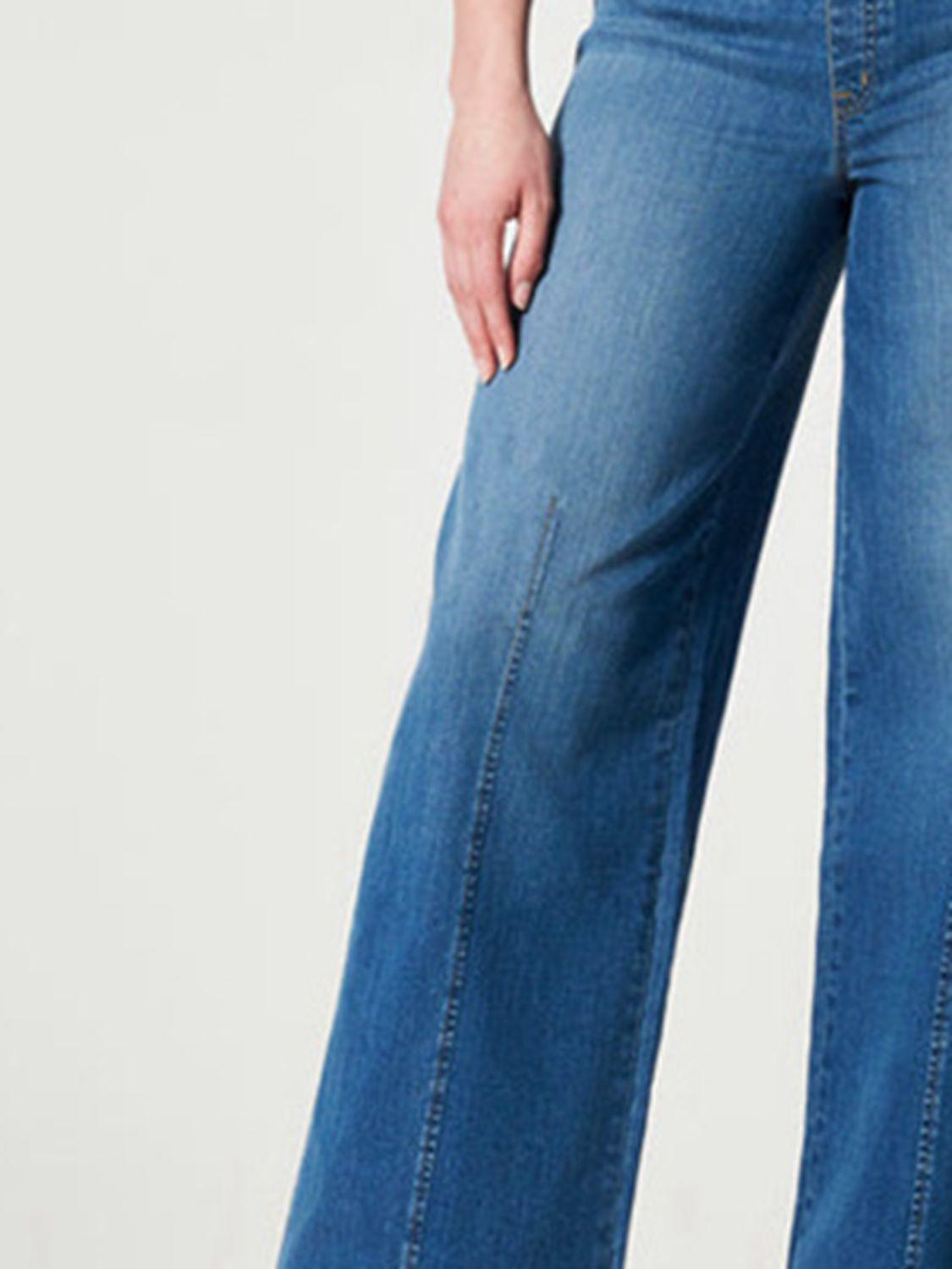 Wide Leg High Rise Jeans - Jeans