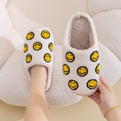 Melody Smiley Face Slippers - Slippers