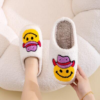 Melody Smiley Face Slippers - Slippers