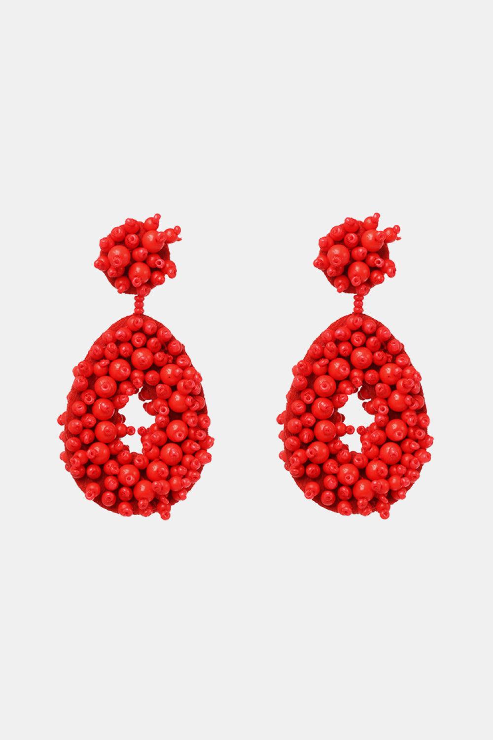 Beaded Dangle Earrings - Earring