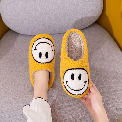 Melody Smiley Face Slippers - Slippers