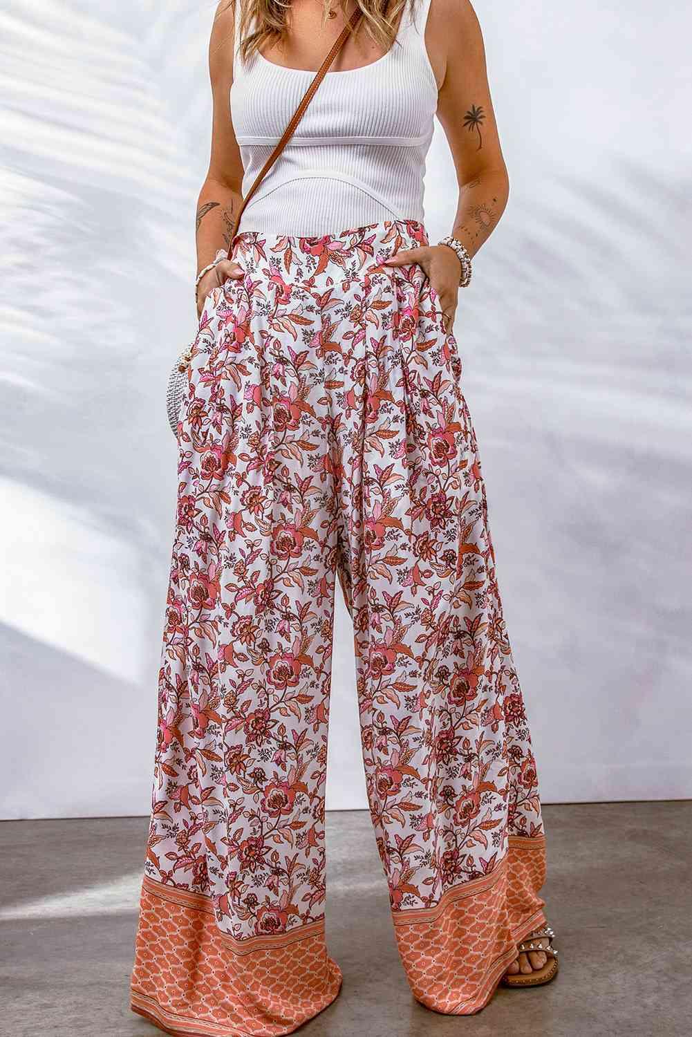 Bohemian Pleated Culottes - Pant