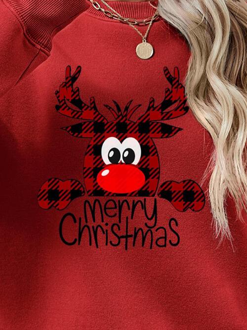 MERRY CHRISTMAS Graphic Sweatshirt - Sweatshirt