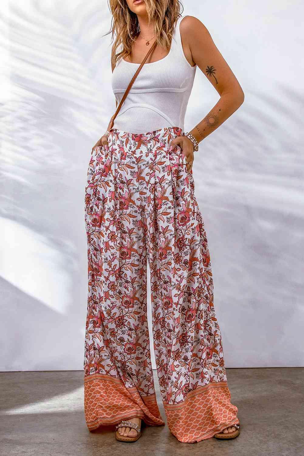 Bohemian Pleated Culottes - Pant