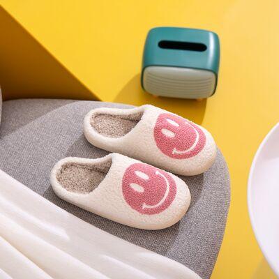 Melody Smiley Face Slippers - Slippers