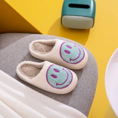 Melody Smiley Face Slippers - Slippers