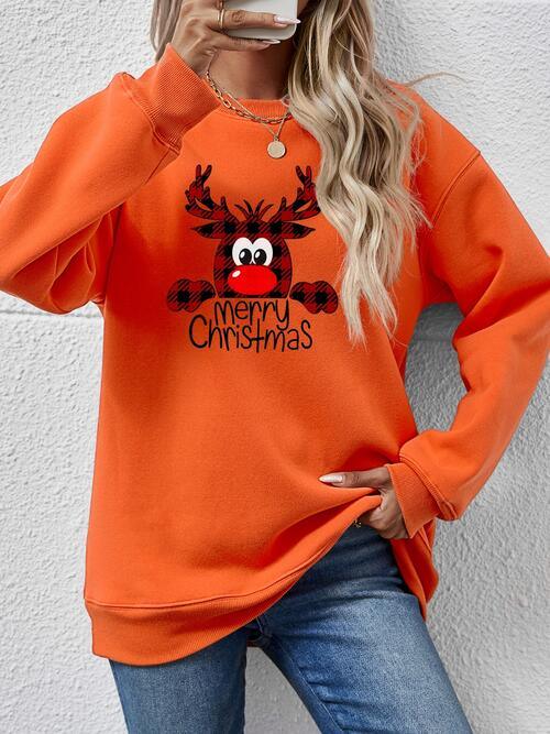 MERRY CHRISTMAS Graphic Sweatshirt - Sweatshirt