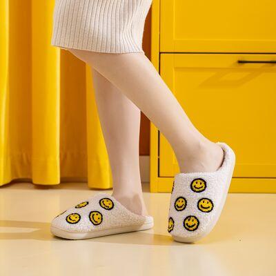 Melody Smiley Face Slippers - Slippers