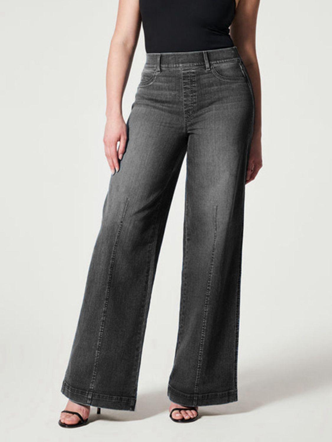 Wide Leg High Rise Jeans - Jeans