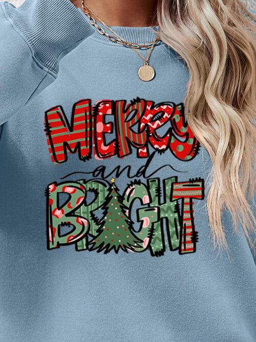 MERRY AND BRIGHT Sweatshirt - Sweatshirt