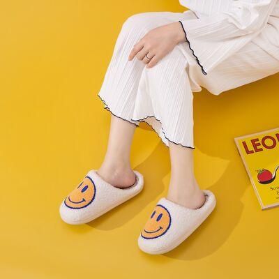 Melody Smiley Face Slippers - Slippers