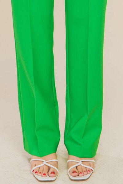 LOVE TREE High Waist Straight Pants - Pant