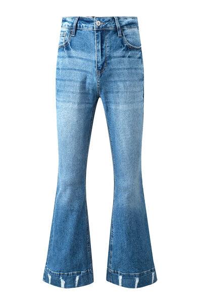 Cat's Whisker Bootcut Mid Rise Jeans - Jeans