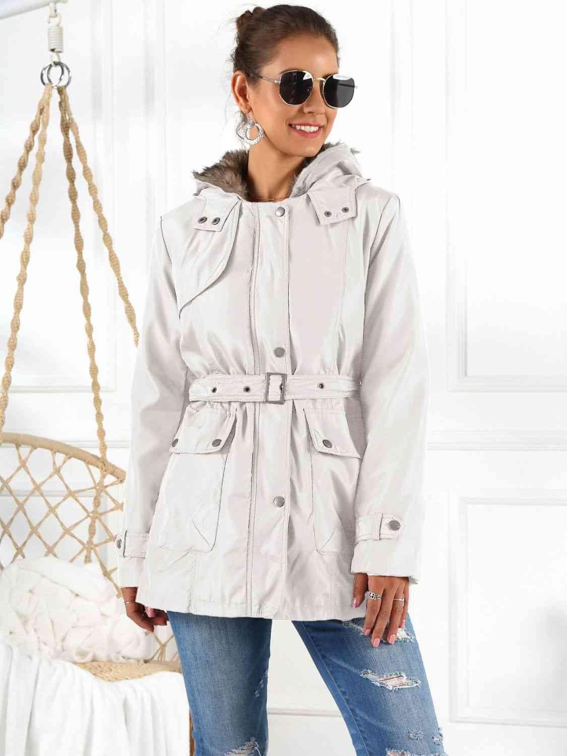 Hooded Jacket Detachable Liner (Three-Way Wear) - Jacket