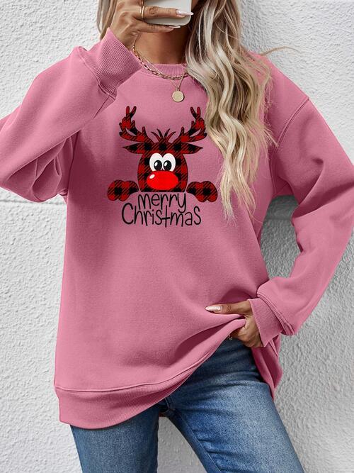 MERRY CHRISTMAS Graphic Sweatshirt - Sweatshirt