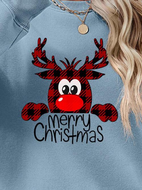 MERRY CHRISTMAS Graphic Sweatshirt - Sweatshirt