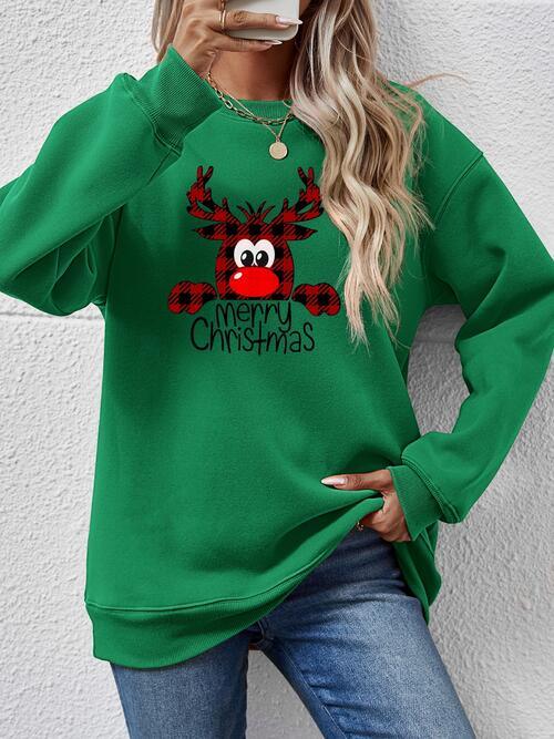 MERRY CHRISTMAS Graphic Sweatshirt - Sweatshirt