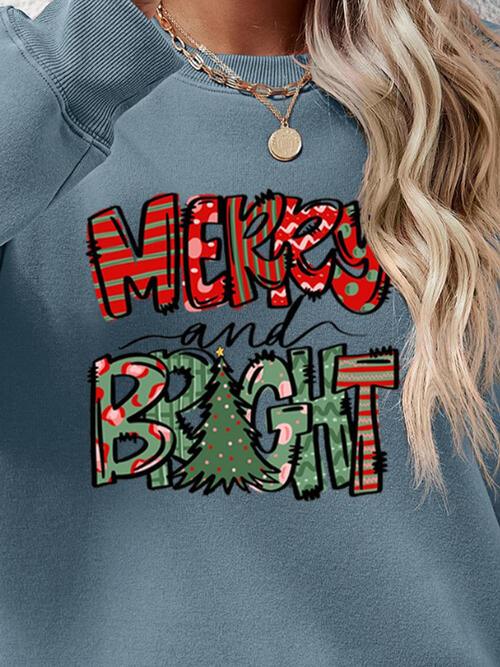 MERRY AND BRIGHT Sweatshirt - Sweatshirt