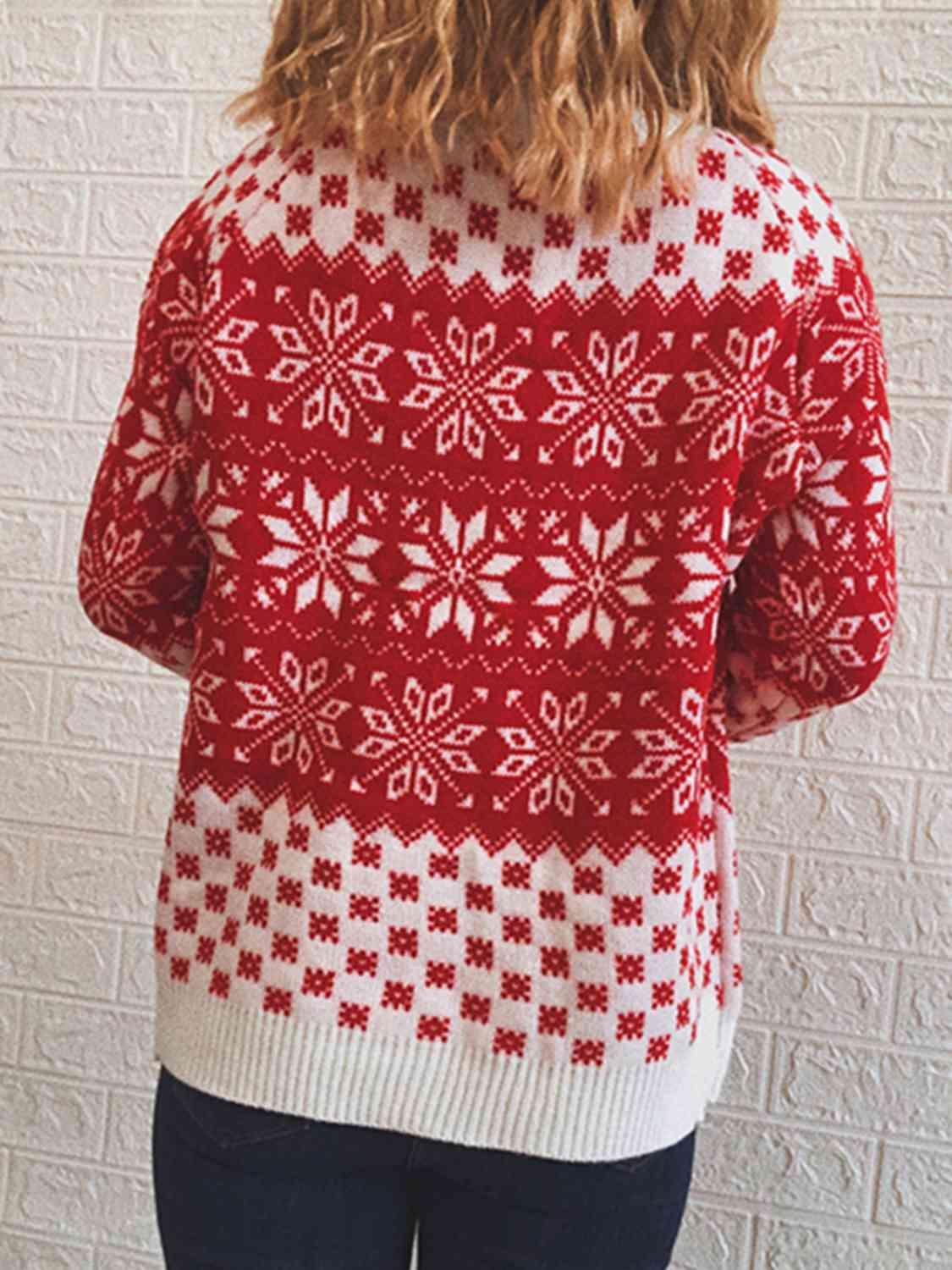 Christmas Snowflake Fair Isle Sweater - Sweater