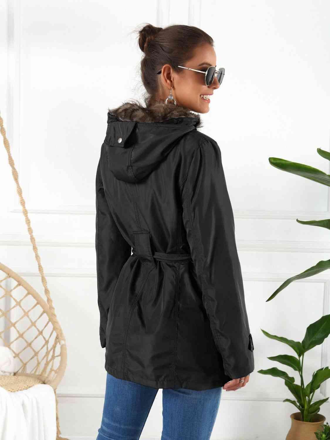 Hooded Jacket Detachable Liner (Three-Way Wear) - Jacket