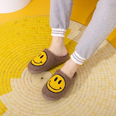 Melody Smiley Face Slippers - Slippers