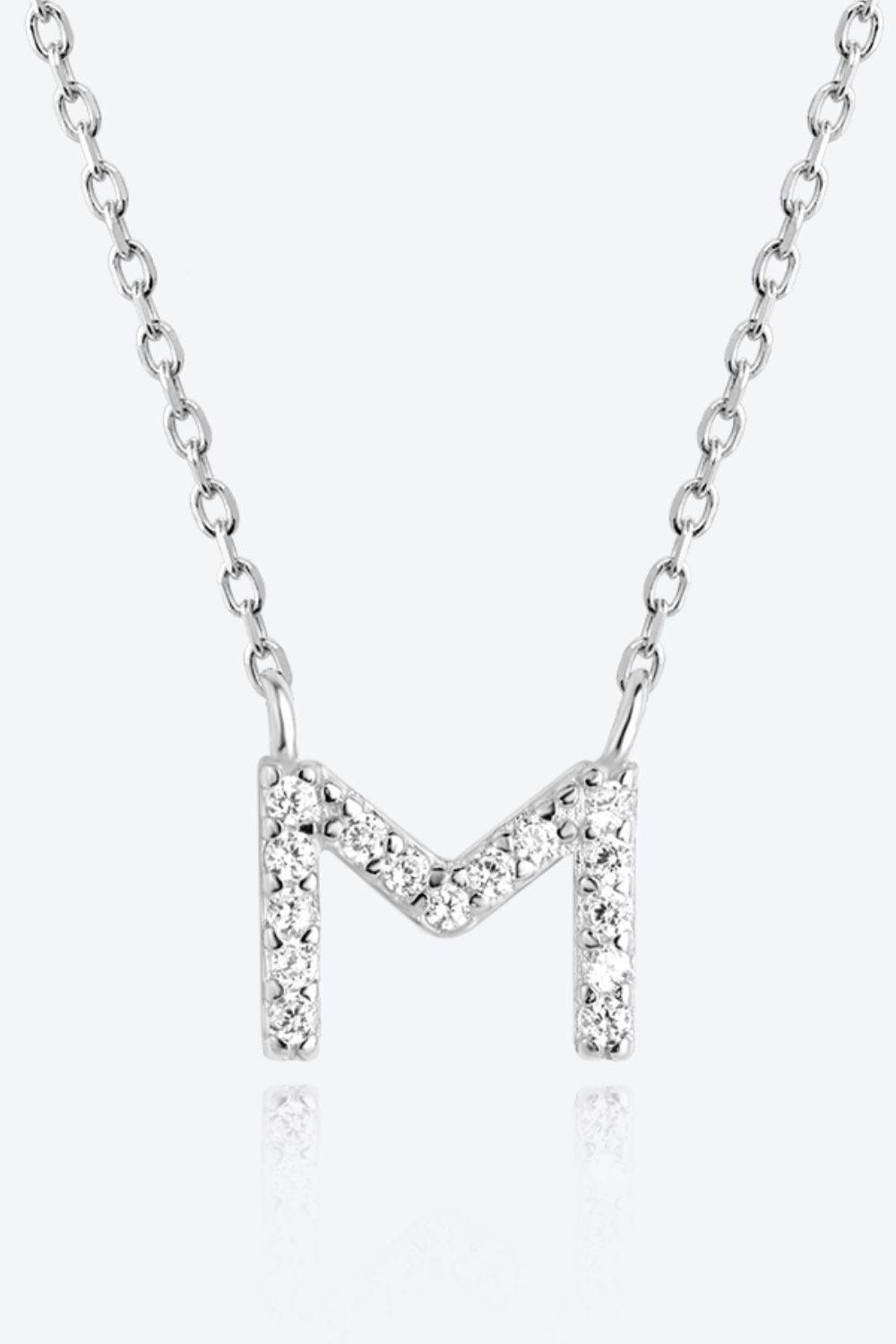 L To P Zircon 925 Sterling Silver Necklace - Necklace