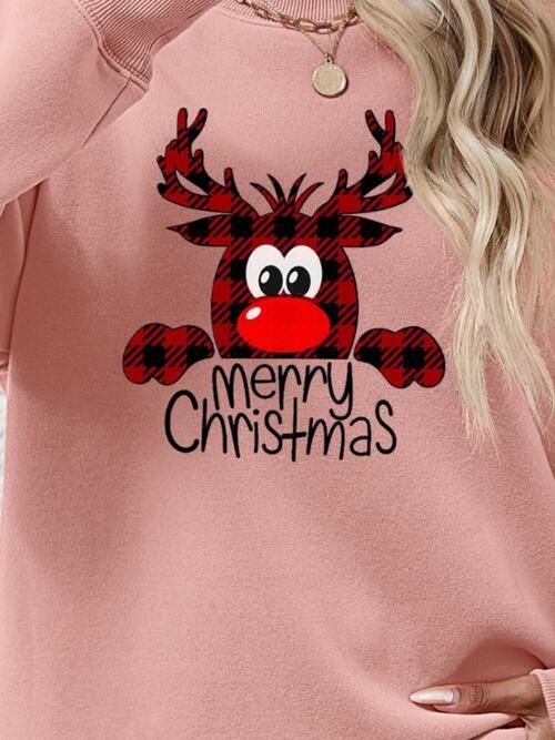 MERRY CHRISTMAS Graphic Sweatshirt - Sweatshirt