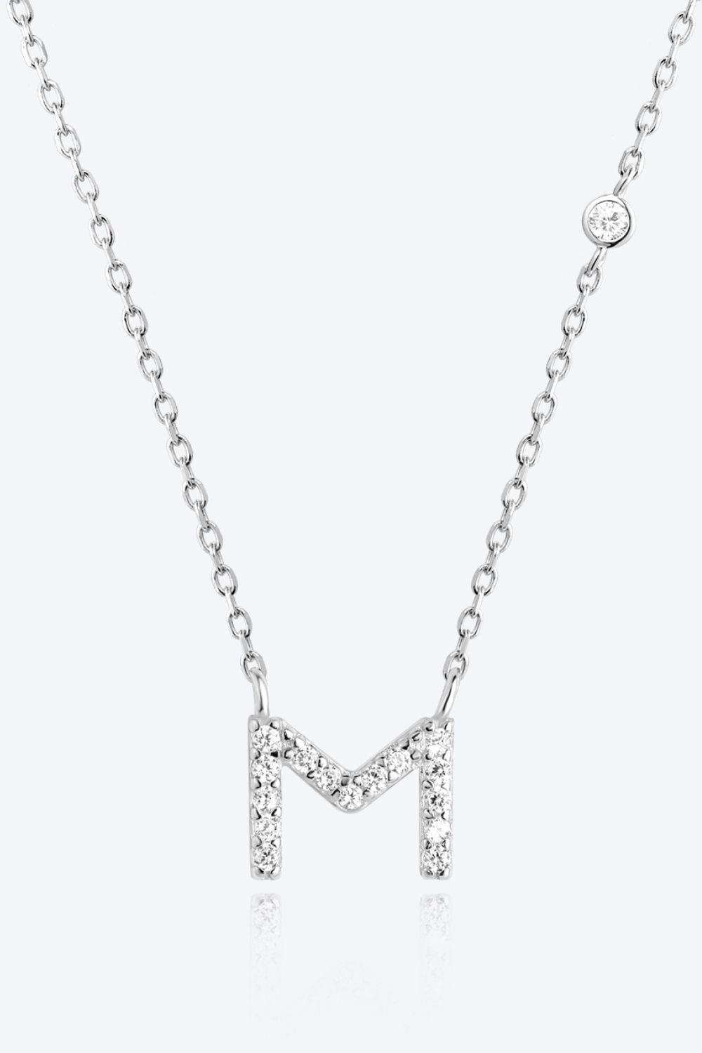 L To P Zircon 925 Sterling Silver Necklace - Necklace