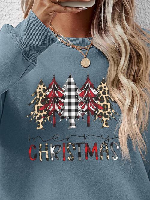 MERRY CHRISTMAS Tree Sweatshirt - Sweatshirt