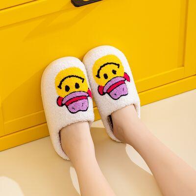 Melody Smiley Face Slippers - Slippers