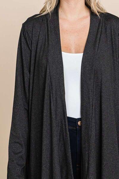 Culture Code Open Front Longline Cover Up - Coat